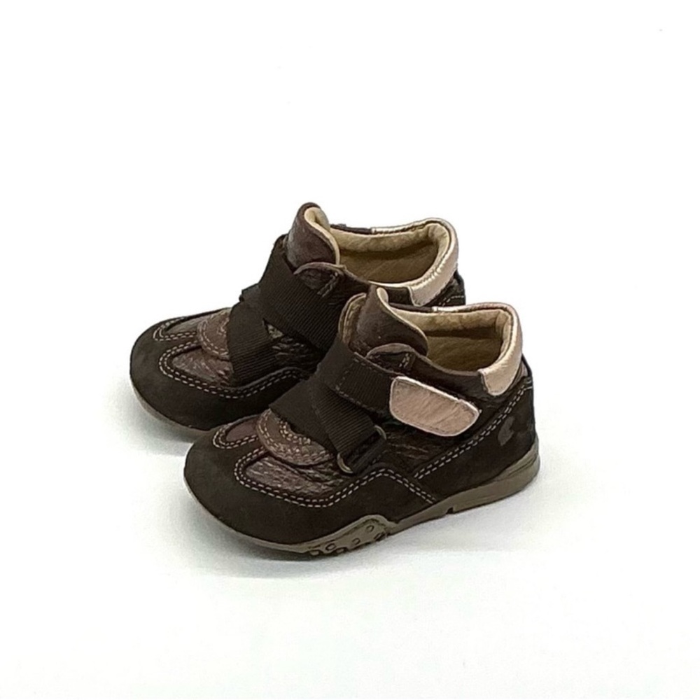 PRIMIGI VINTAGE LEATHER SKY EFFECT SYSTEM ANKLE BOOTIES